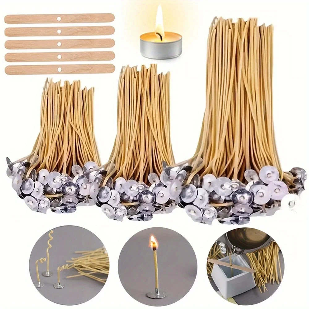 Candle Making Kit Beeswax - Stoppini per candele 50 pezzi Stoppino