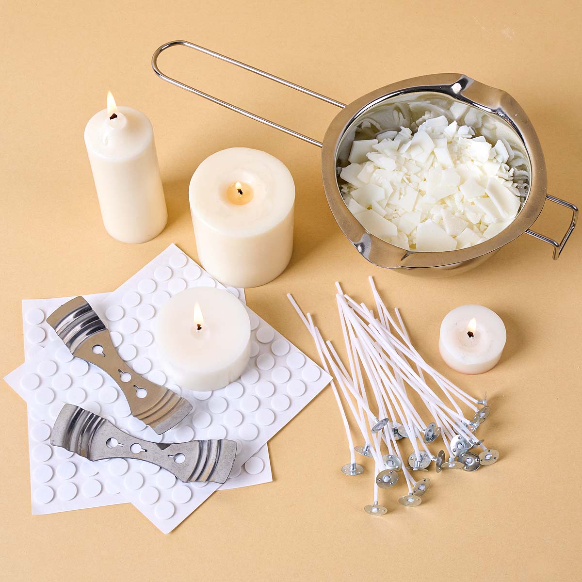 Candle Making Pot - Kit di Strumenti per Candele Artigianali