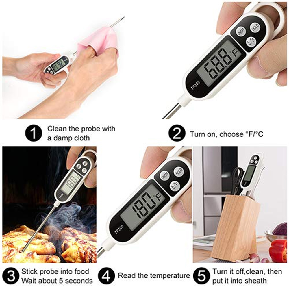 Thermometer Candy Candle - Nuovo Termometro Digitale per Alimenti con