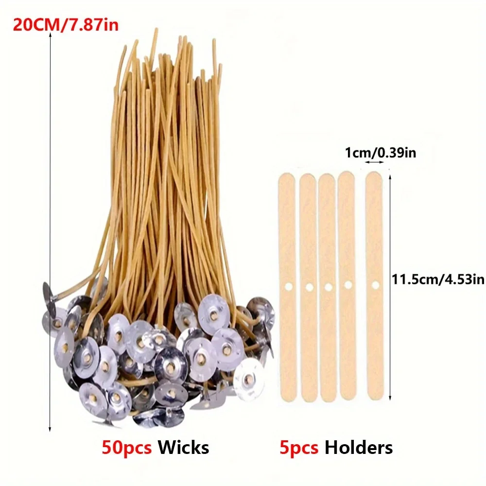 Stoppini per candele 50 pezzi  - Candle Making Kit Beeswax recensione e prezzo