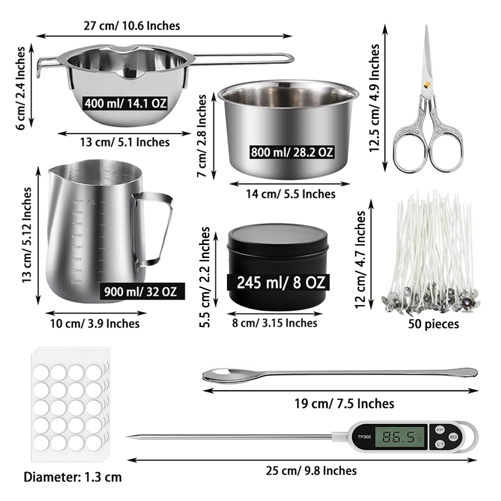 Glintmos Kit per realizzare ca - Candle Making Pot recensione e prezzo