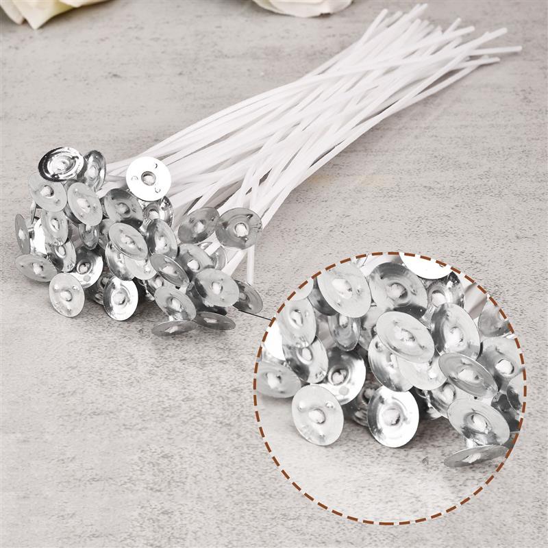 50/100 pz stoppini per candele - Cotton Wick Pre Tabbed recensione e prezzo