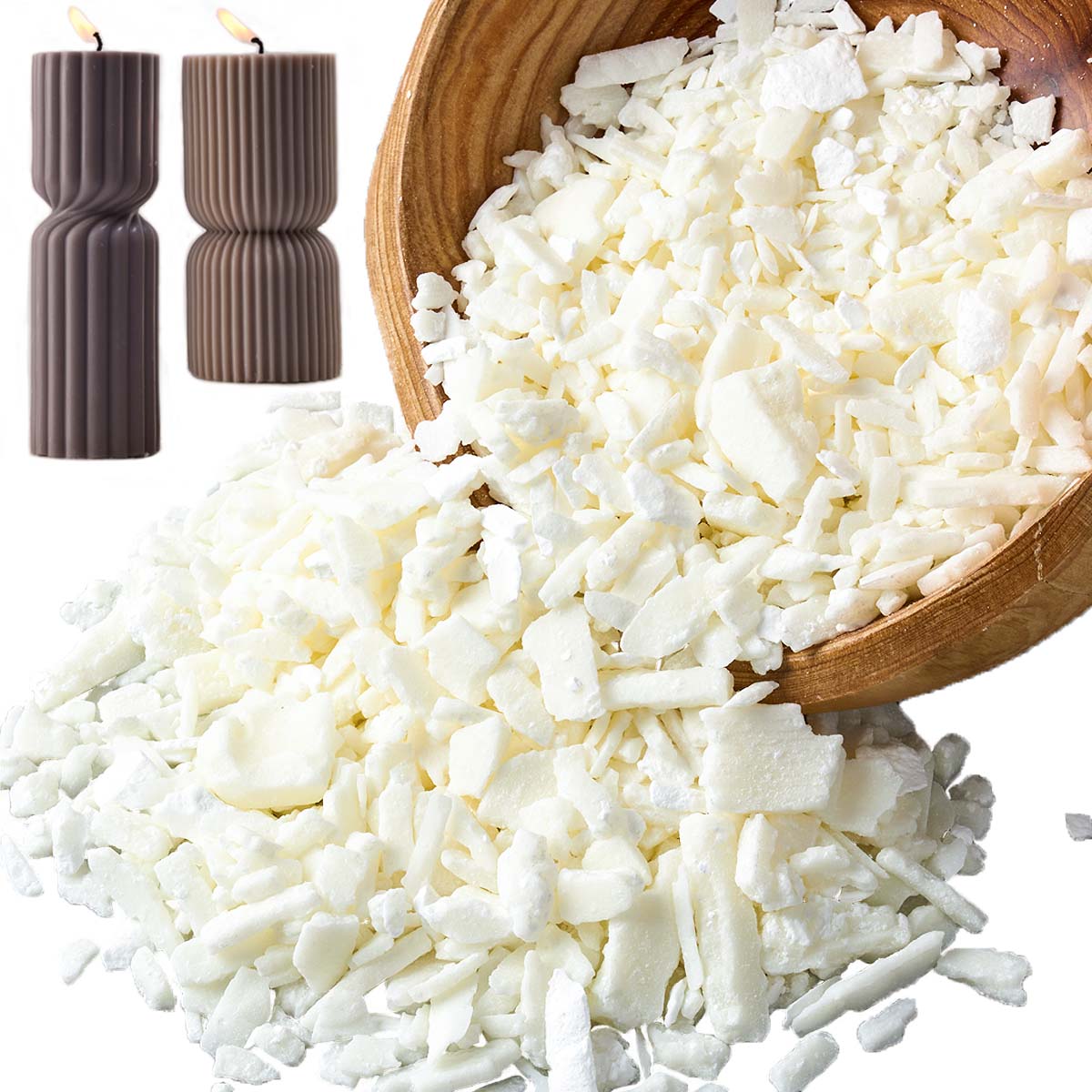 1 libbra di cera di soia bianc - Candle Making Ingredients recensione e prezzo