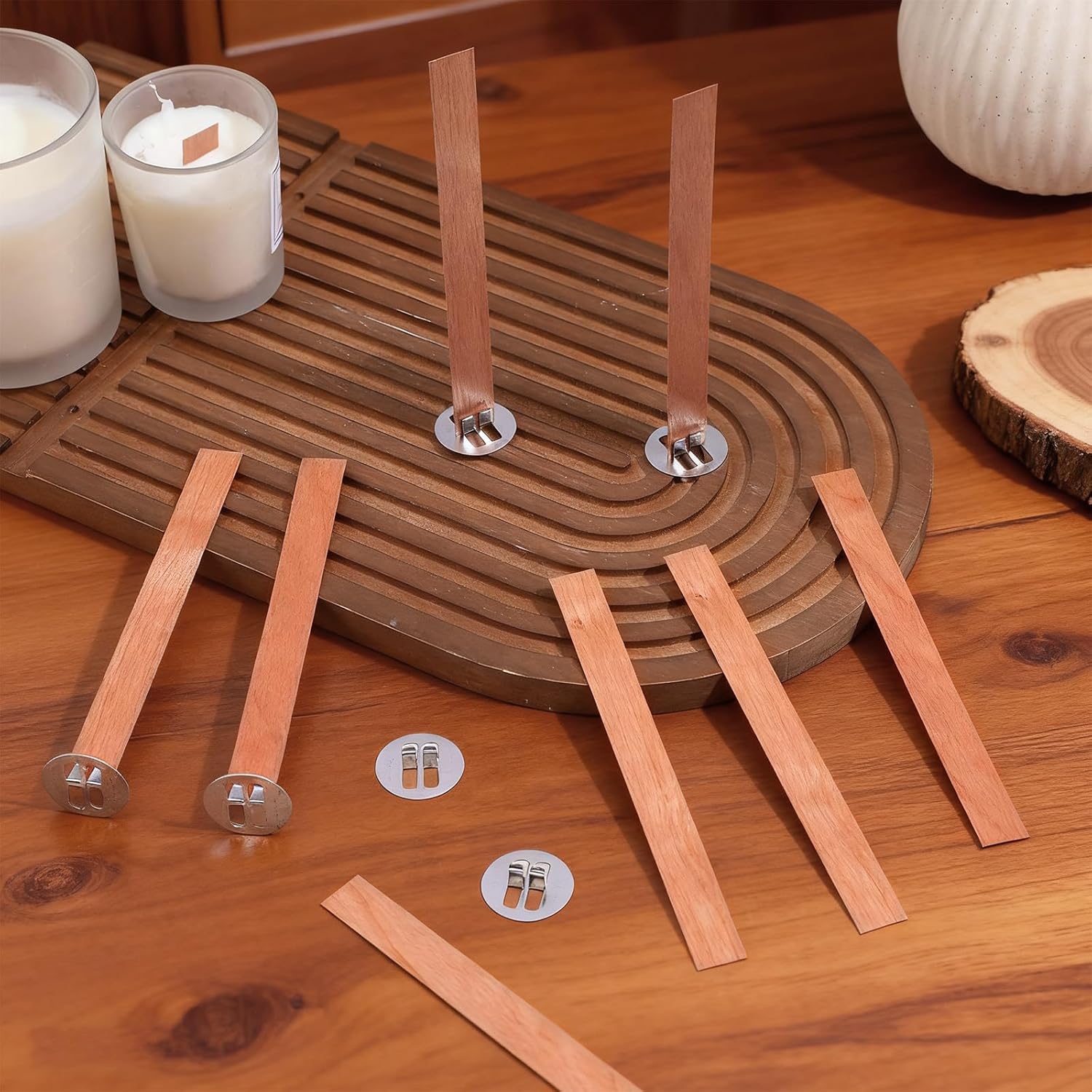 60 Stoppini in Legno per Cande - Candle Making Wicks recensione e prezzo